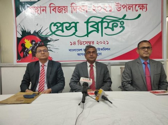 Victory Day of Bangladesh will be celebrated on 16th Dec at the High Commission office in Agartala
